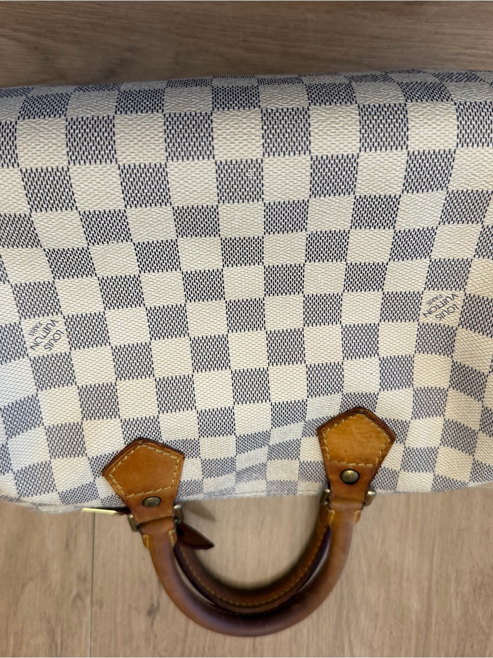 2007 Louis Vuitton Speedy 25 Damier Azur